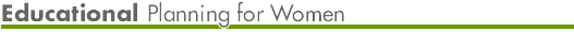 Educational Planning for Women